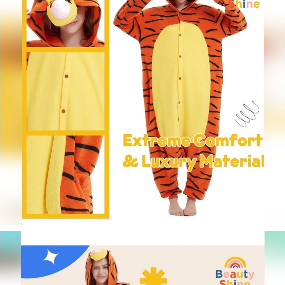 Tigger Onesie Costume or Pajama